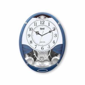 Ajanta-Wall-Clock-–-Classic-Musical-Pendulum-Quartz-Wall-Clock-–-Pendulum-Clock-with-Decorative-Daimonds-–-3927-blue