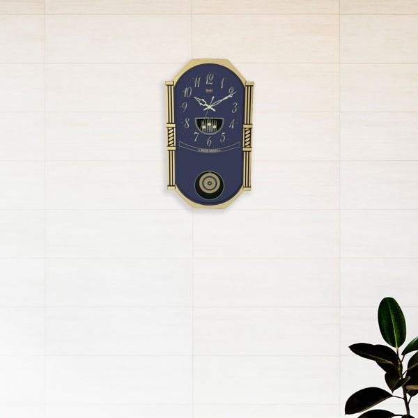Ajanta-Wall-Clock-–-Classic-Musical-Pendulum-Quartz-Wall-Clock-–-Pendulum-Clock-–-427-–-Blue