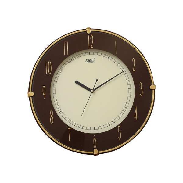 Ajanta-Wall-Clock-–-Fancy-Clock-–-1197-Brown