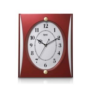 Ajanta-Wall-Clock-–-Simple-Clock-–-1707-Red