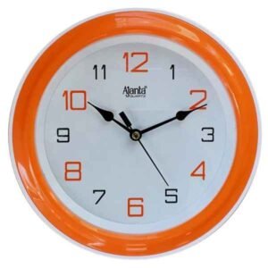 Ajanta-Wall-Clock-–-Simple-Clock-–-2147-Orange