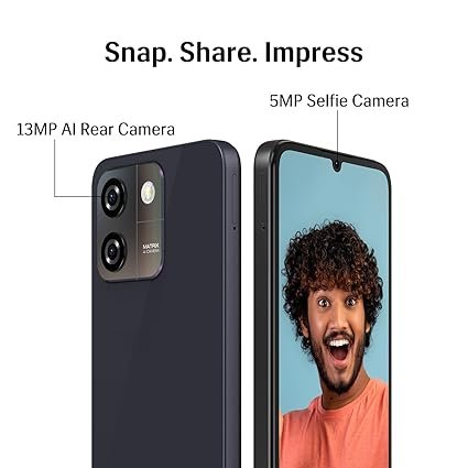 Lava Yuva Smart Glossy Blue Camera