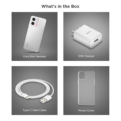 Lava Yuva Smart Glossy white box conent