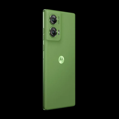 Motorola 50 fusion Forest Green back tilted