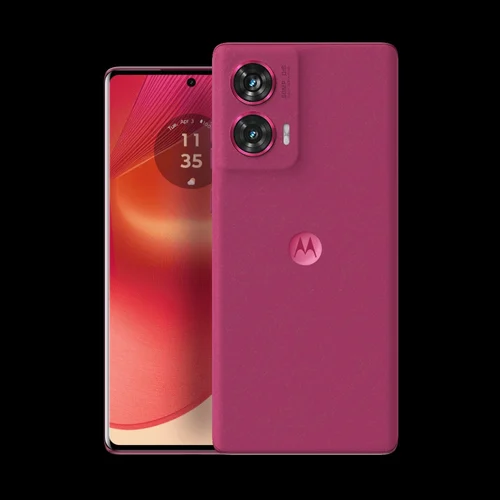 Motorola 50 fusion hot pink front back
