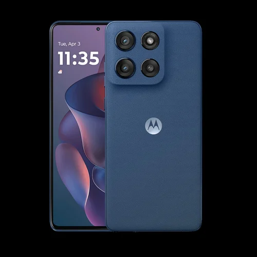 Motorola Edge 60 Stylus Pantone Gibraltar Sea front back