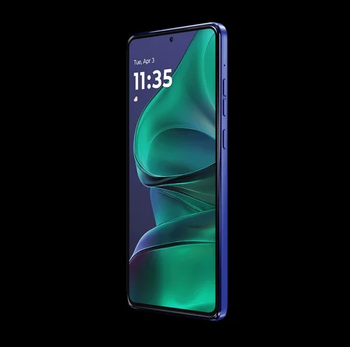 Motorola Edge 60 Stylus Pantone Surf the Web front tilted