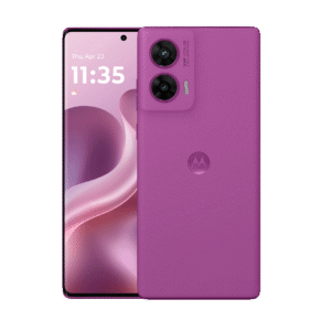 Motorola moto g96 5G PANTONE Cattleya Orchid front back