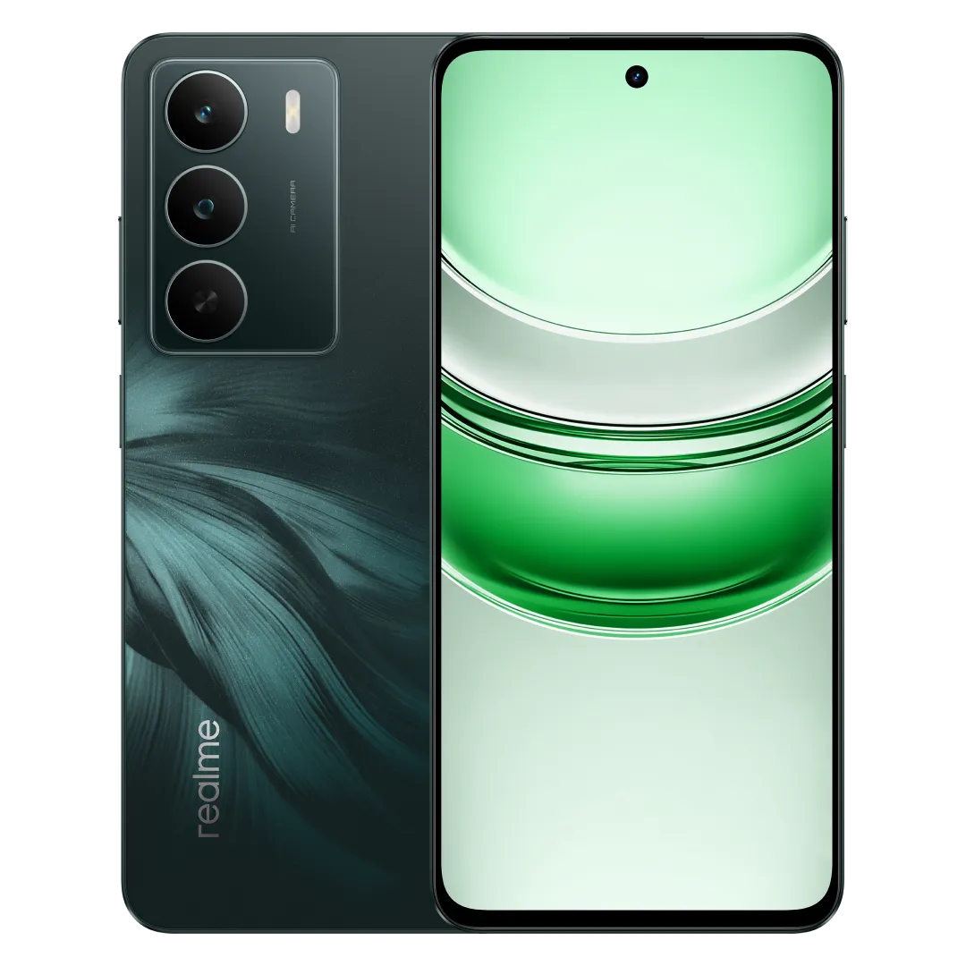 Realme P3 Lite 5G Midnight Lily front back