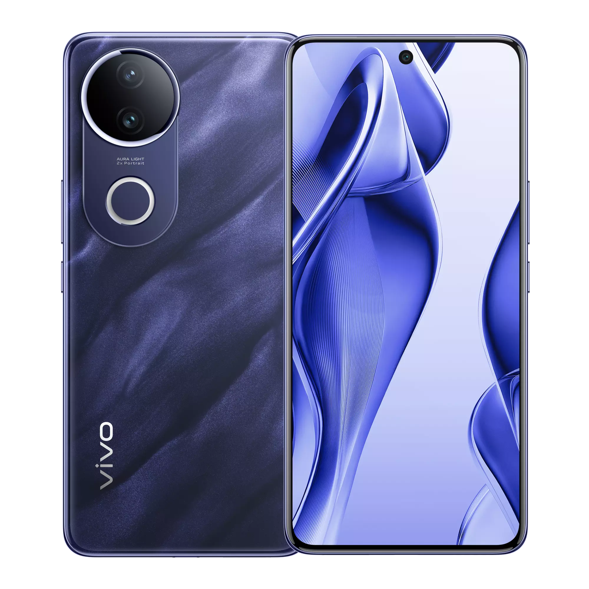 VIVO V50e 5G Sapphire Blue front back