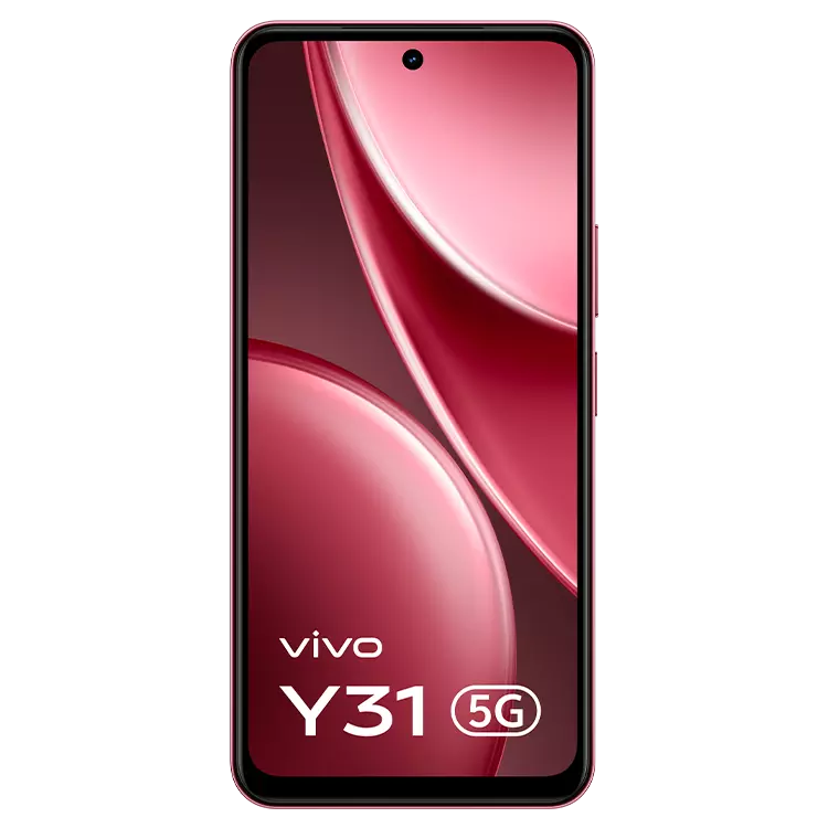 VIVO Y31 5G Rose Red front