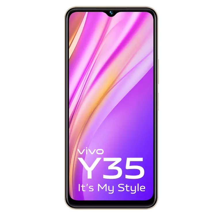 VIVO Y35 DAWN GOLD front