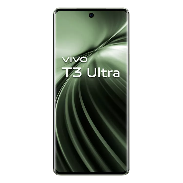 Vivo T3 Ultra Frost Green Front
