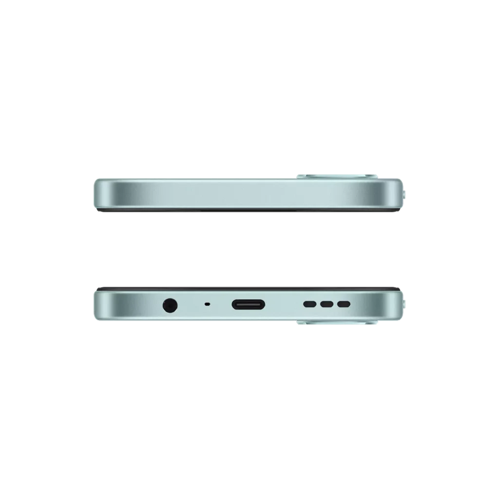 OPPO A6X 4G smartphone in ice blue color