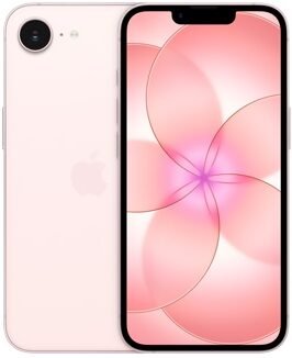 Apple iPhone 17e Soft Pink front and back