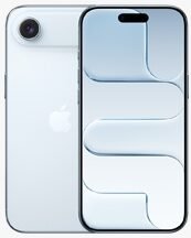 Apple iPhone Air Sky Blue front and back