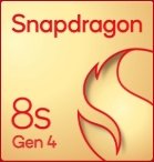 Qualcomm Snapdragon 8s Gen 4 mobile processor with Kryo CPU