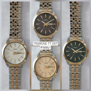 RUBEES 1752ROSE TT DDT(G) Gents Two‑Tone Metal Strap Wrist Watch