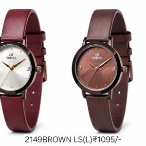 RUBEES 2149BROWN LS(L) Ladies Brown Strap Wrist Watch