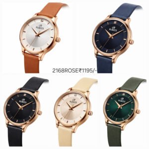 RUBEES 2168ROSE LS(L) Ladies Rose Gold Case Date Display Wrist Watch