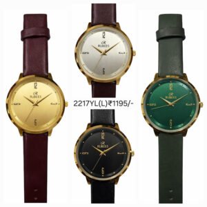 RUBEES 2217YL(L) Ladies Leather Strap Wrist Watch
