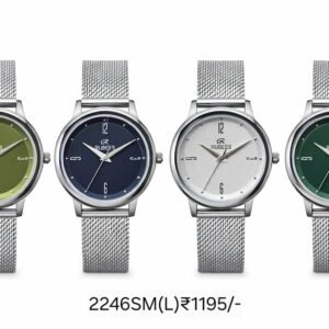 RUBEES 2246 SM Ladies Silver Mesh Strap Wrist Watch