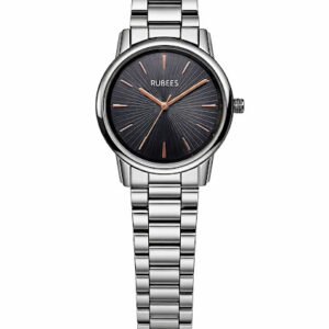 RUBEES 2760 GREY Ladies Silver Metal Strap Wrist Watch