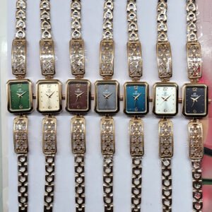RUBEES T161ROSR(L) Ladies Gold Bracelet‑Style Wrist Watch