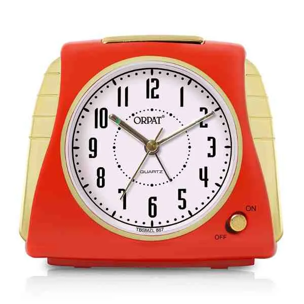 TBSMZL-867 Review: The Ultimate Orpat Musical Alarm Clock 2 Time Piece Musical Alarm Clock TBML 867 Red 1 1
